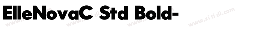 ElleNovaC Std Bold字体转换 ElleNovaC Std Bold字体转换